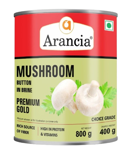 Button Mushroom Tin Private Label